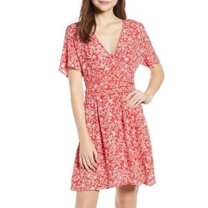 Hinge Floral Front Button Mini dress XXS